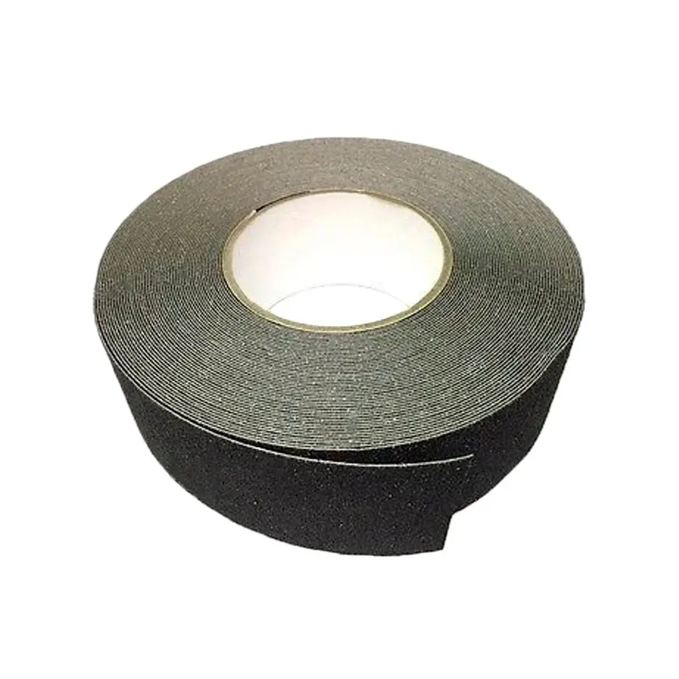 2" Black Roll Safety Non Skid Tape Anti Slip Tape Sticker Grip Grit 1
