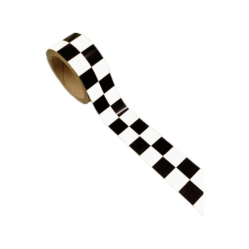 Black/White Checkered Decal Tape - Customize Your Ride 1