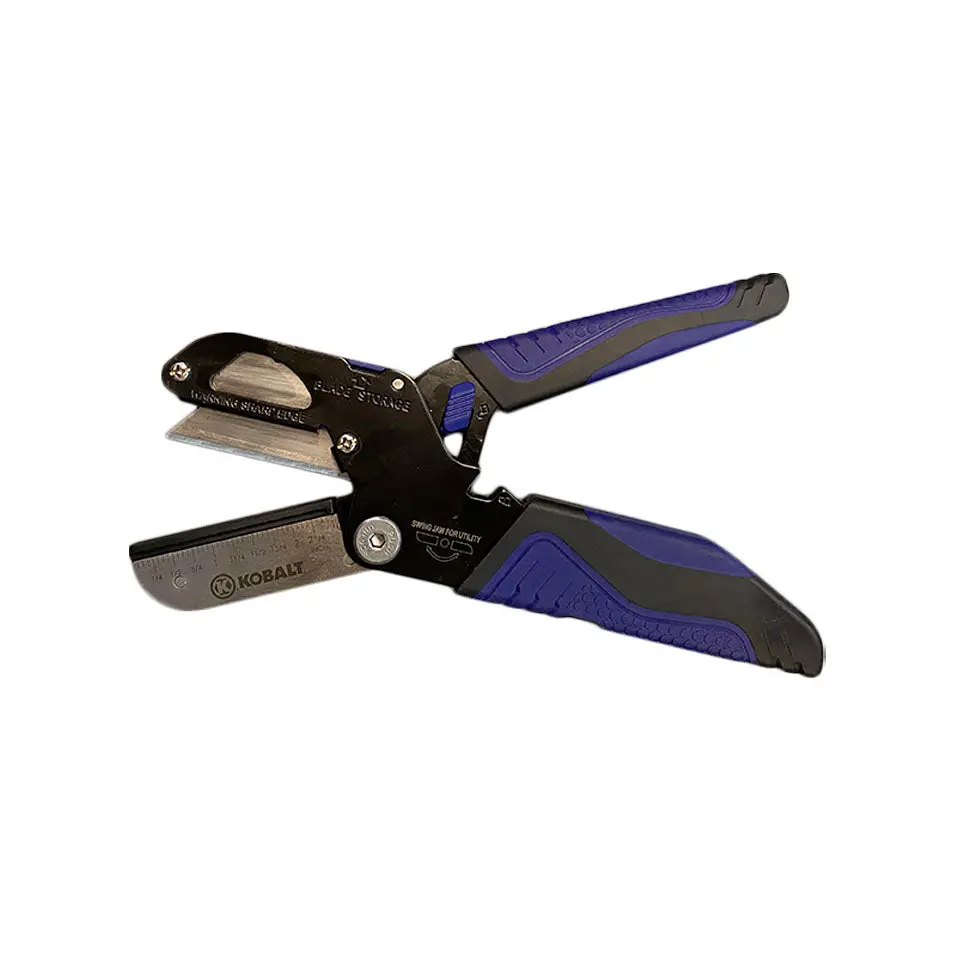 4" Utility Shears Scissors Knife - Great For Cutting Trim, Molding, Tubing 1