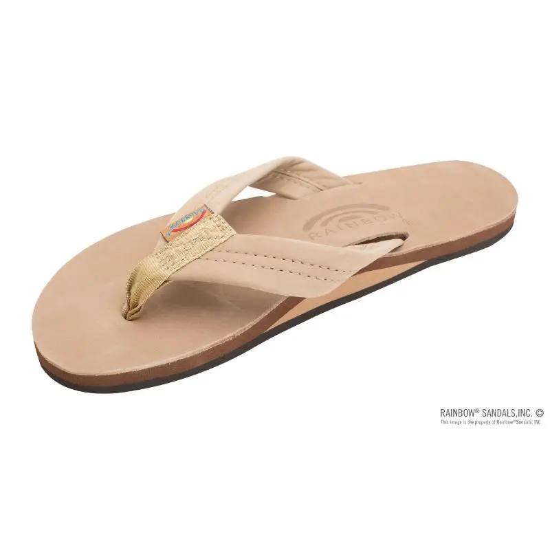 Rainbow - Women's Single Layer Arch Support Premier Leather With 1" Strap 1