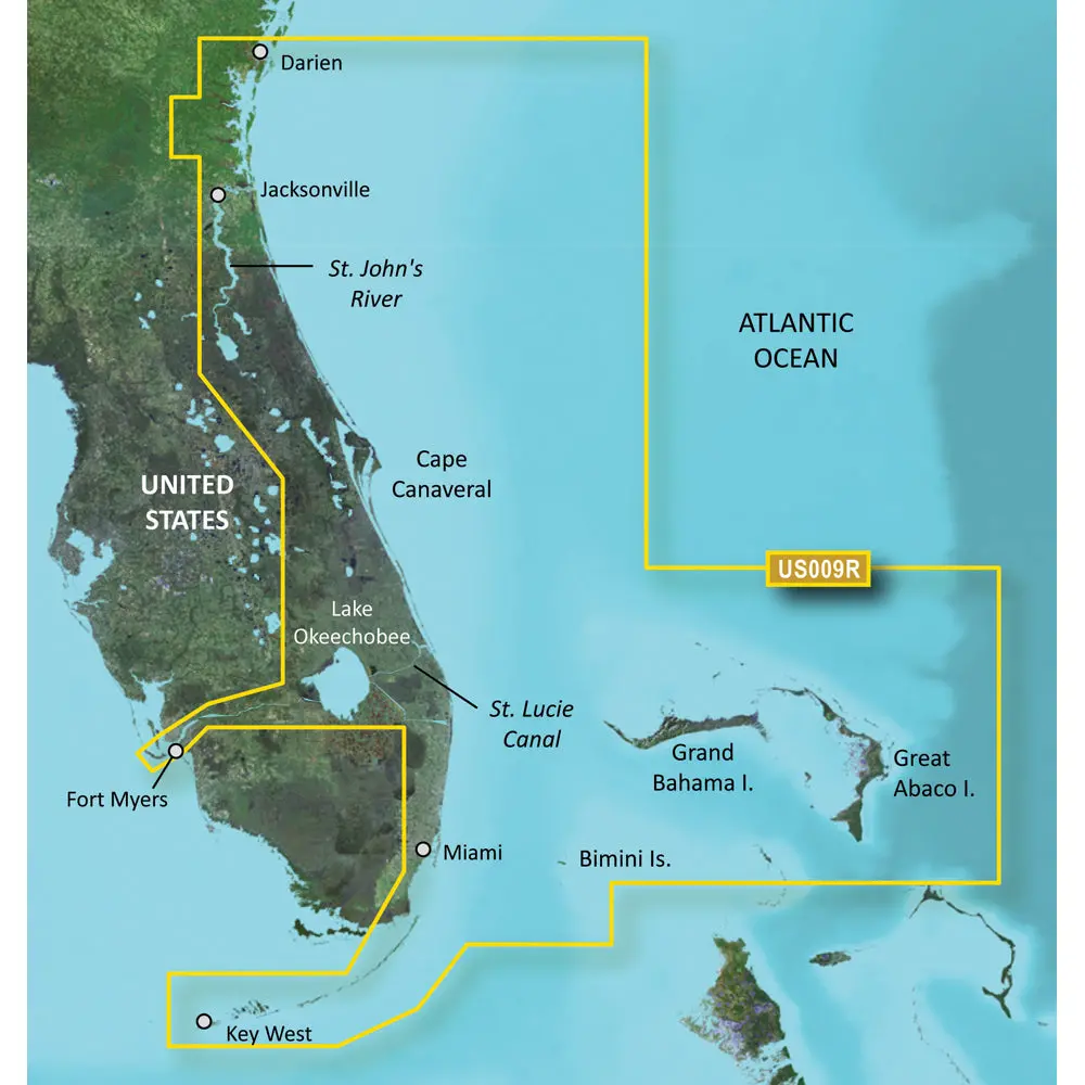 Garmin Bluechart G3 Vision Hd - Vus009r - Jacksonville - Key West - Microsd/Sd [010-C0710-00] 1