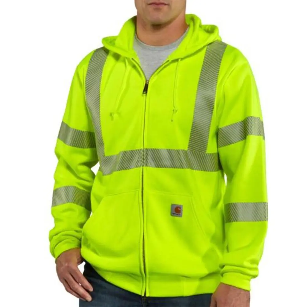Carhartt - Men's Class 3 High-Visibility Zip-Front Sweatshirt 1