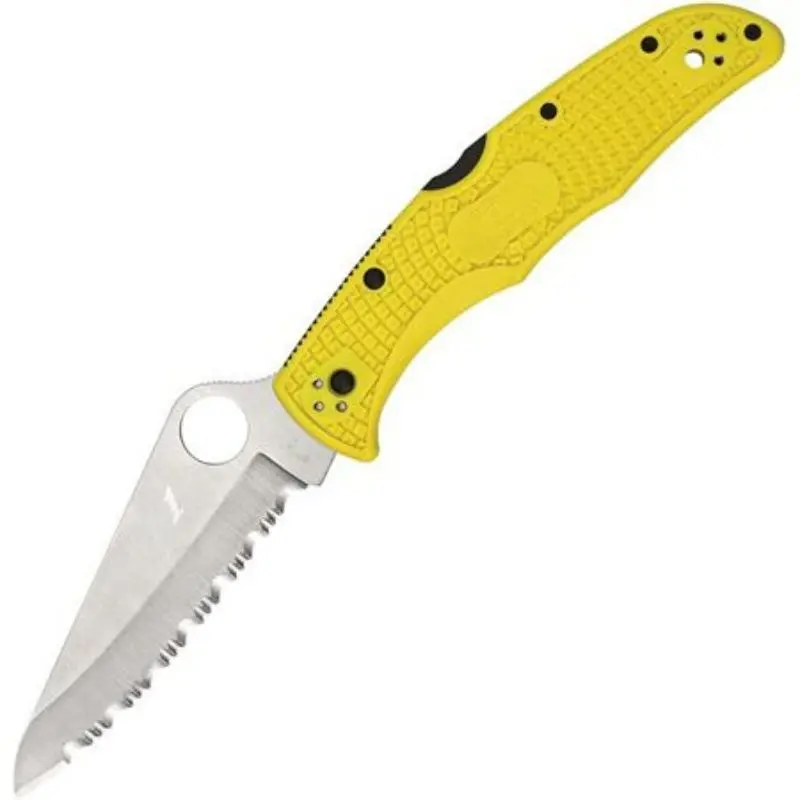 Spyderco - Pacific Salt 2 Lockback Knife Yellow 1