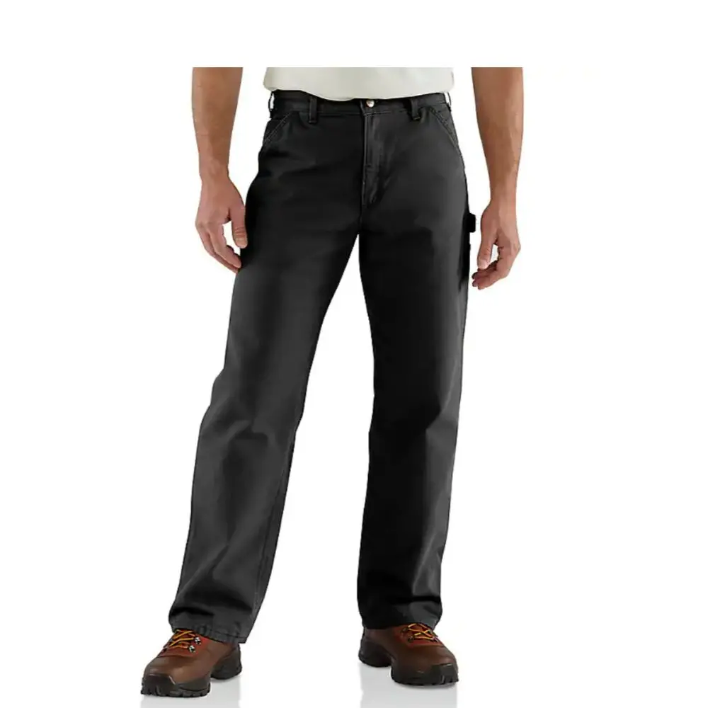 Carhartt - Men's Loose Fit Washed Duck Flannel-Lined Utility Work Pant 4