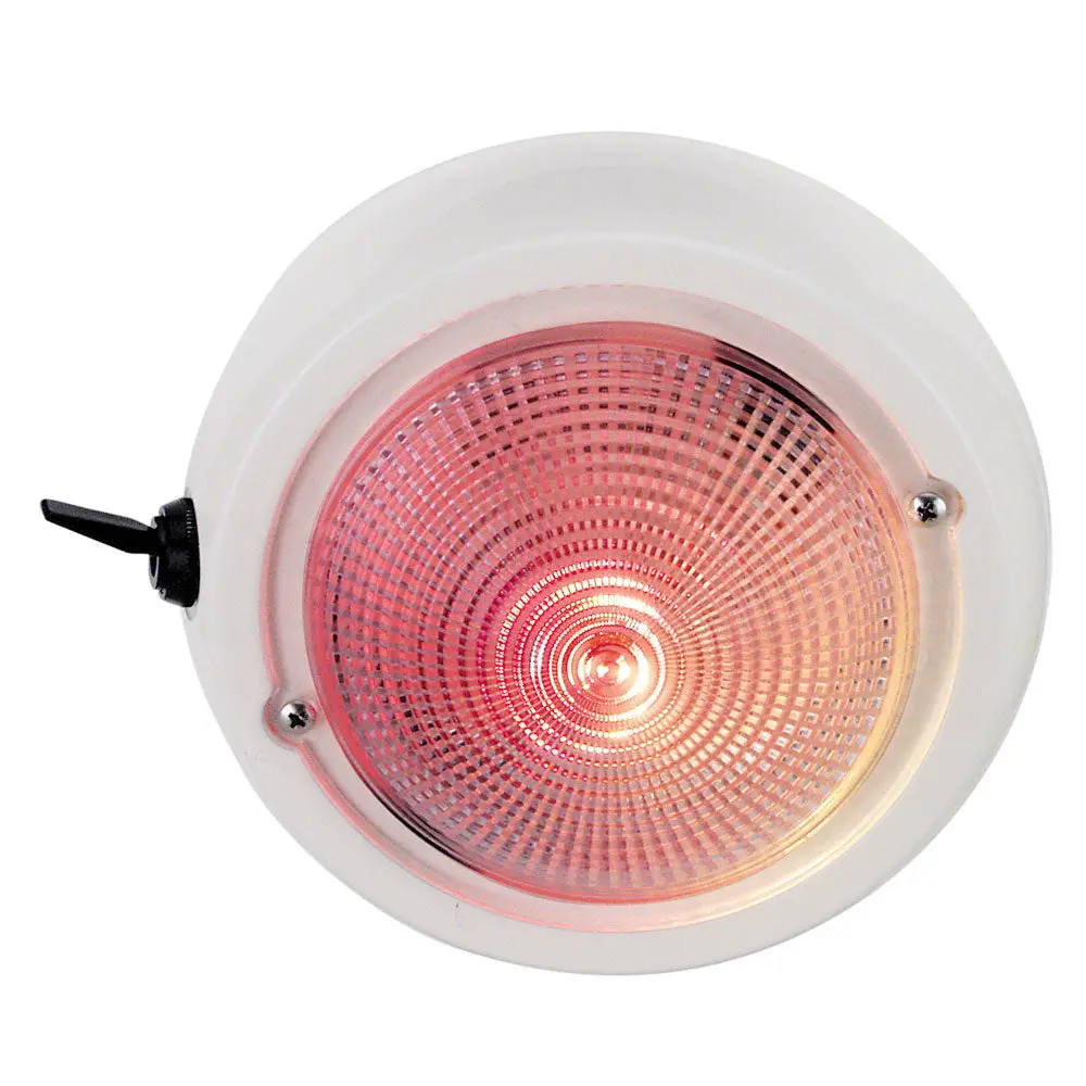 Perko Dome Light W/Red & White Bulbs [1263Dp1wht] 1