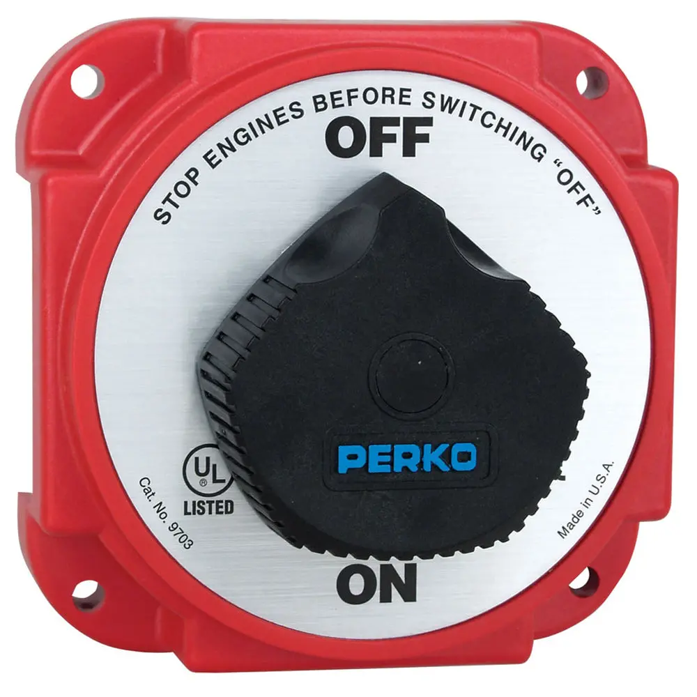 Perko 9703Dp Heavy Duty Battery Disconnect Switch W/ Alternator Field Disconnect [9703Dp] 1