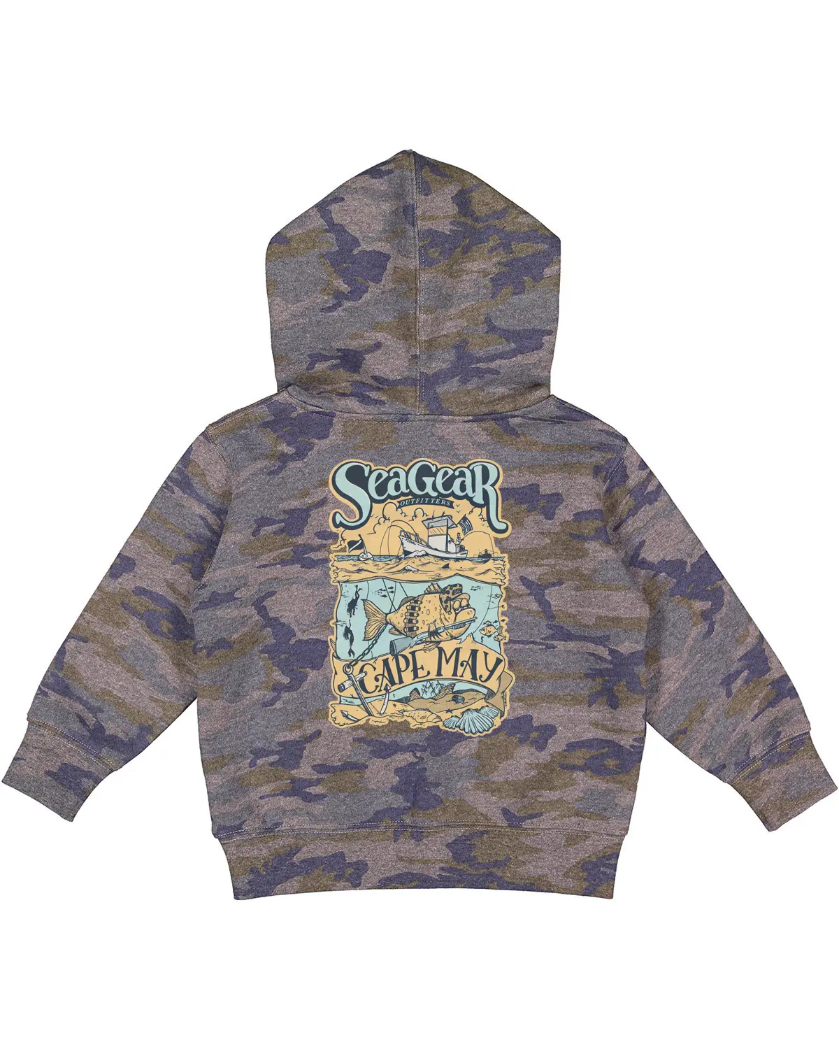 Sea Gear - Kids Grumpy Fish Hooded Sweatshirt 2