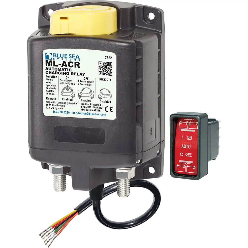 Blue Sea 7622 Ml-Series Heavy Duty Automatic Charging Relay [7622] 1