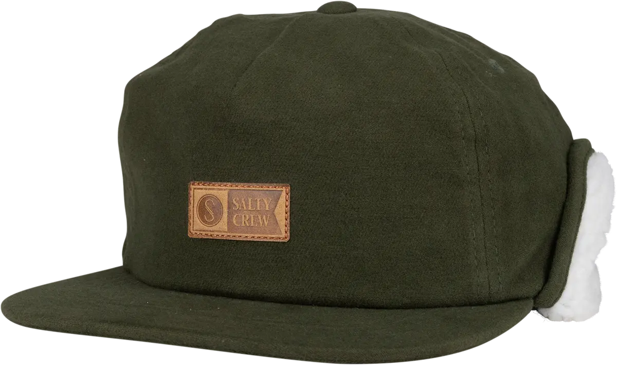 Salty Crew 5 Panel Trapper Hat 1