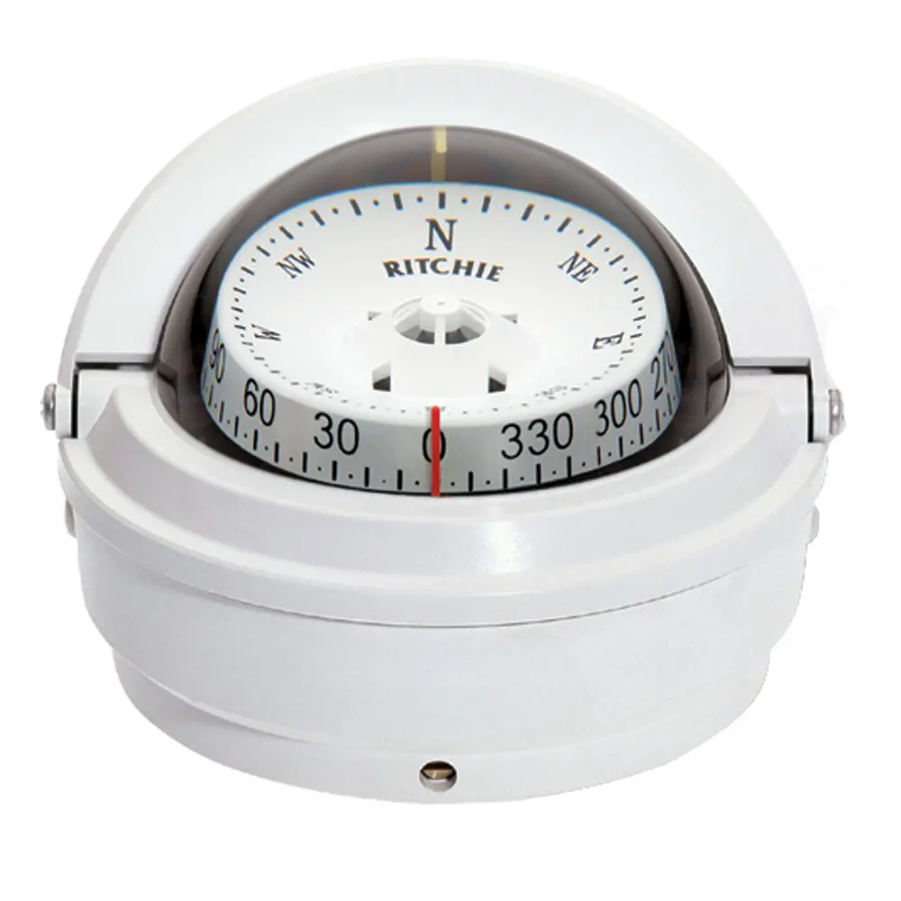 Ritchie S-87W Voyager Compass - Surface Mount - White [S-87W] 1
