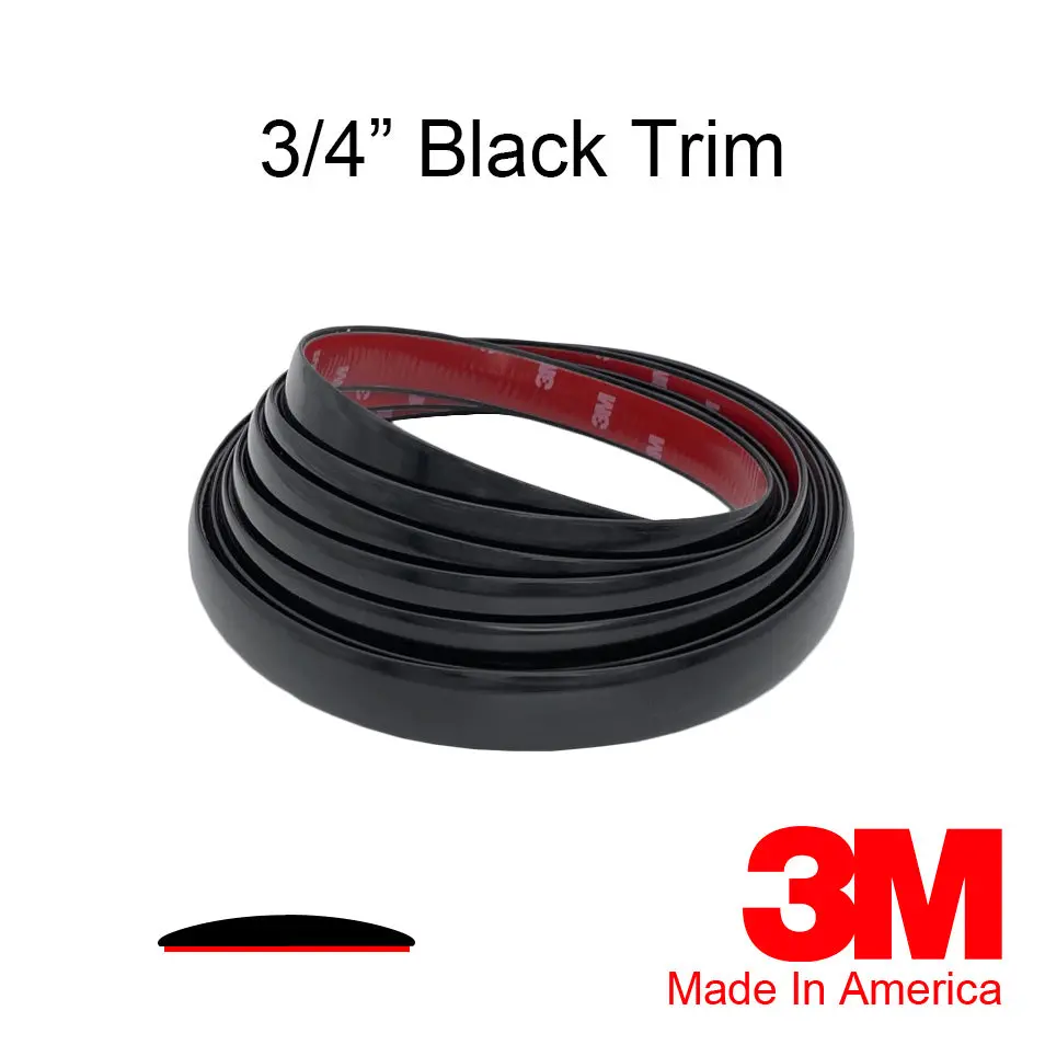 3/4'' Black Trim Molding 1