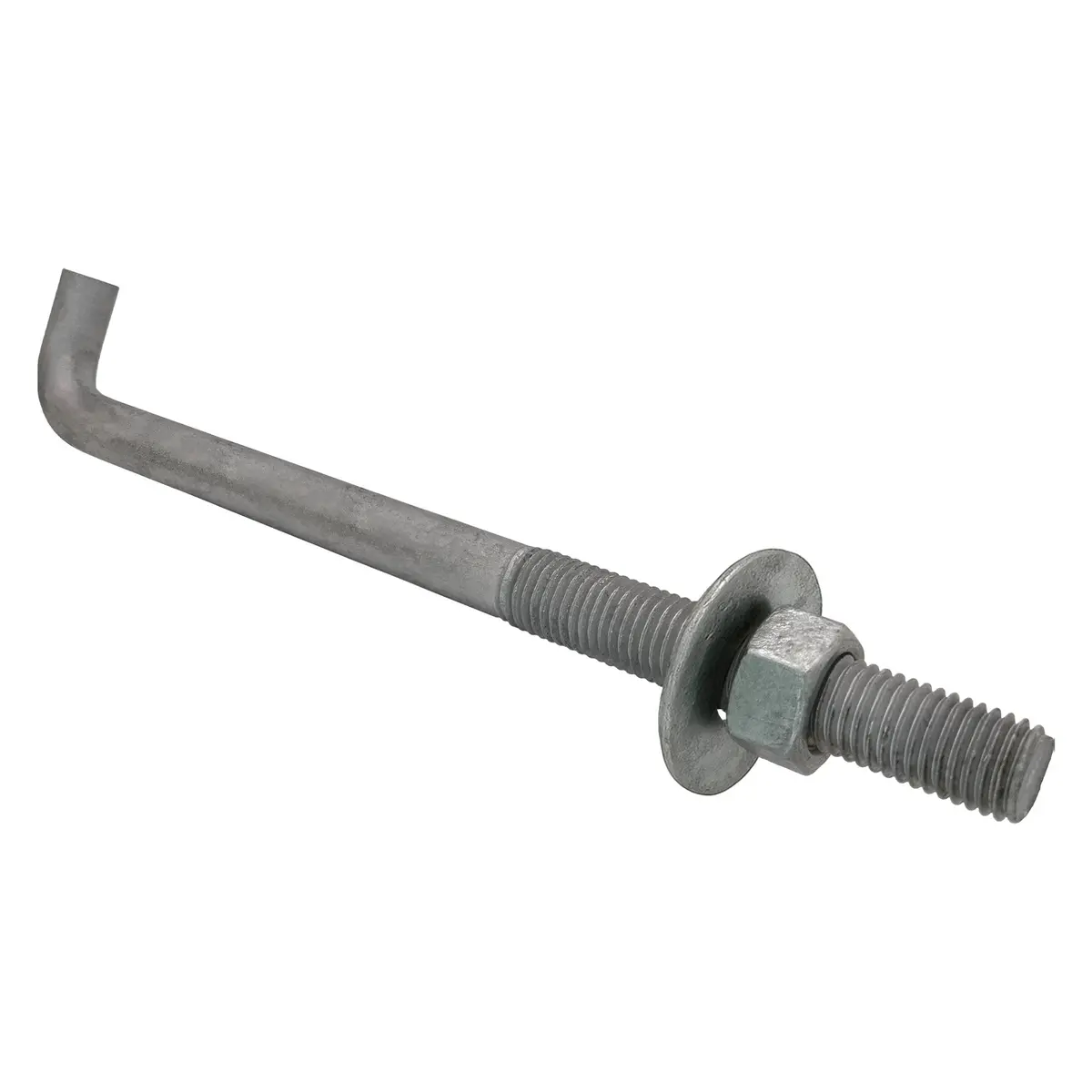 3/4" X 10-Inch Galvanized Threaded Anchor Bolts For Wood, Concrete 1