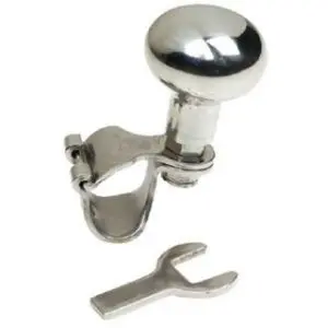 Sea Choice - Medium Steering Wheel Turning Knob - Stainless Steel 1