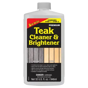 Star Brite - One Step Teak Cleaner & Brightener - Quart 1