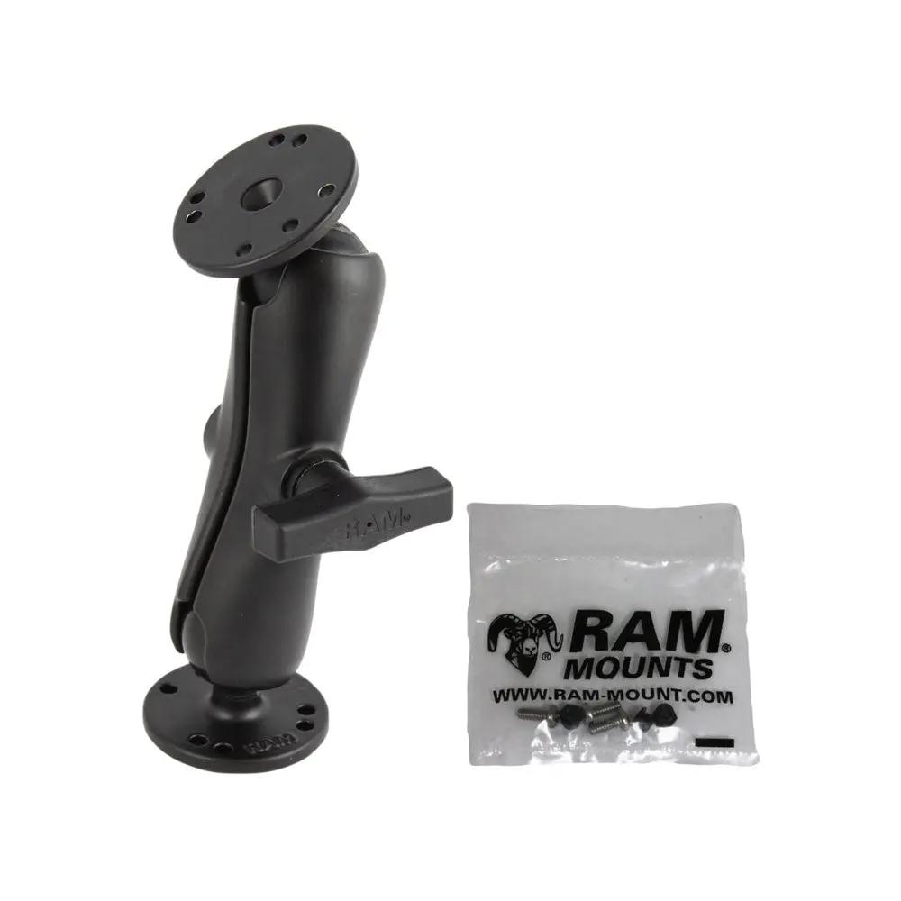 Ram Mount Double Socket Arm F/Garmin Fixed Mount Gps - 1.5" [Ram-101-G2u] 1