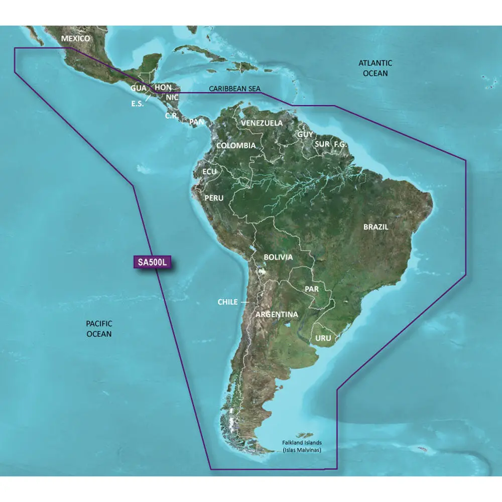 Garmin Bluechart G3 Hd - Hxsa600x - South America - Microsd/Sd [010-C1067-20] 1