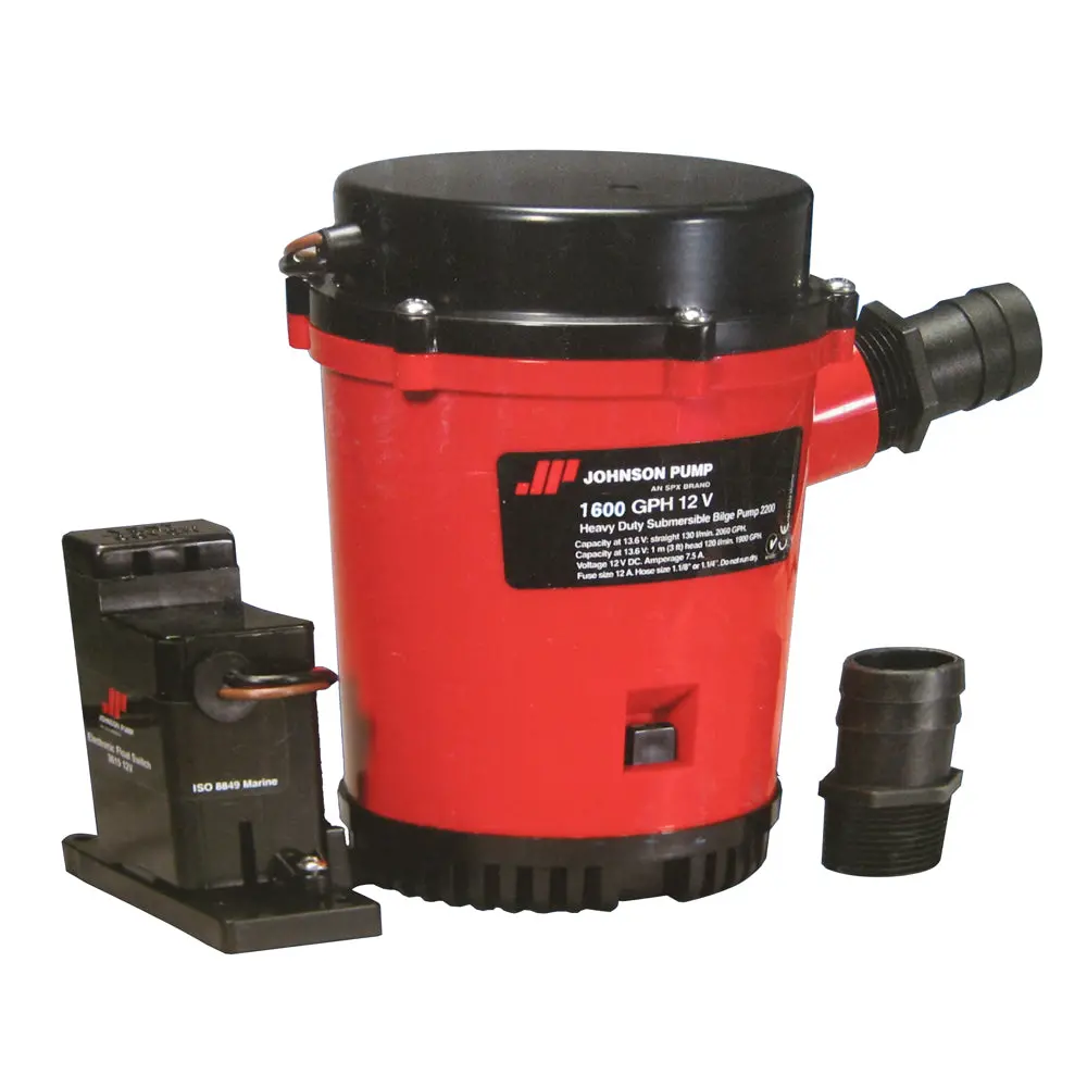 Johnson Pump 1600Gph Auto Bilge Pump W/Mag Switch - 12V [01604-00] 1