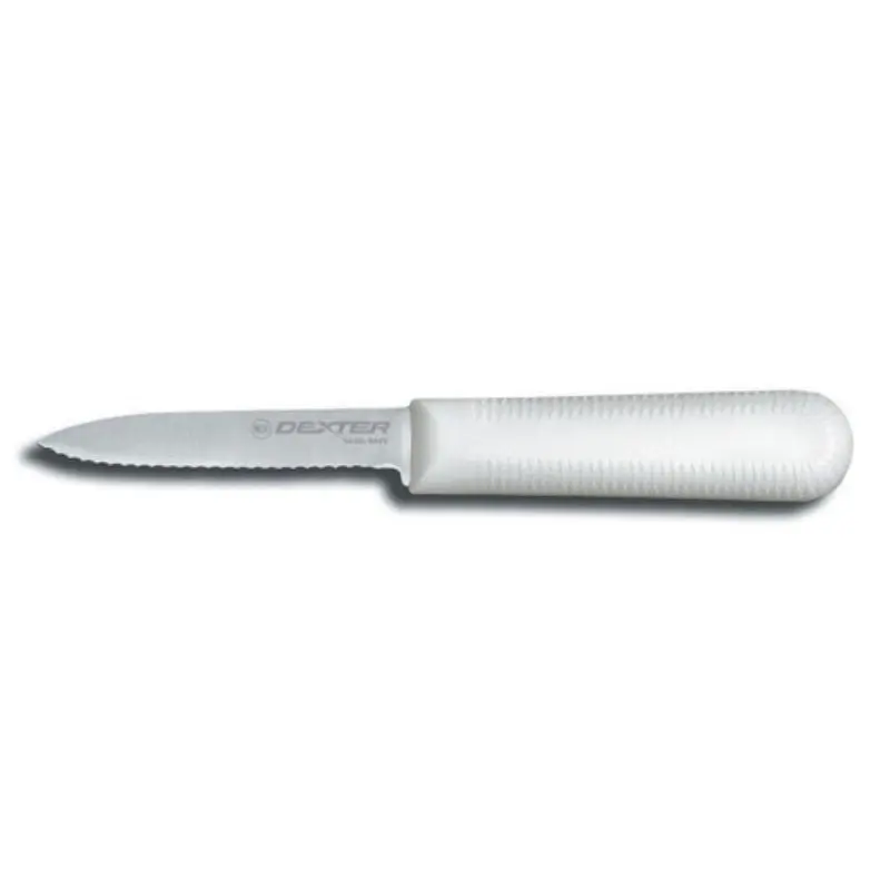 Dexter Russell - Sani-Safe 3 1/4" Scalloped Paring Knife 1