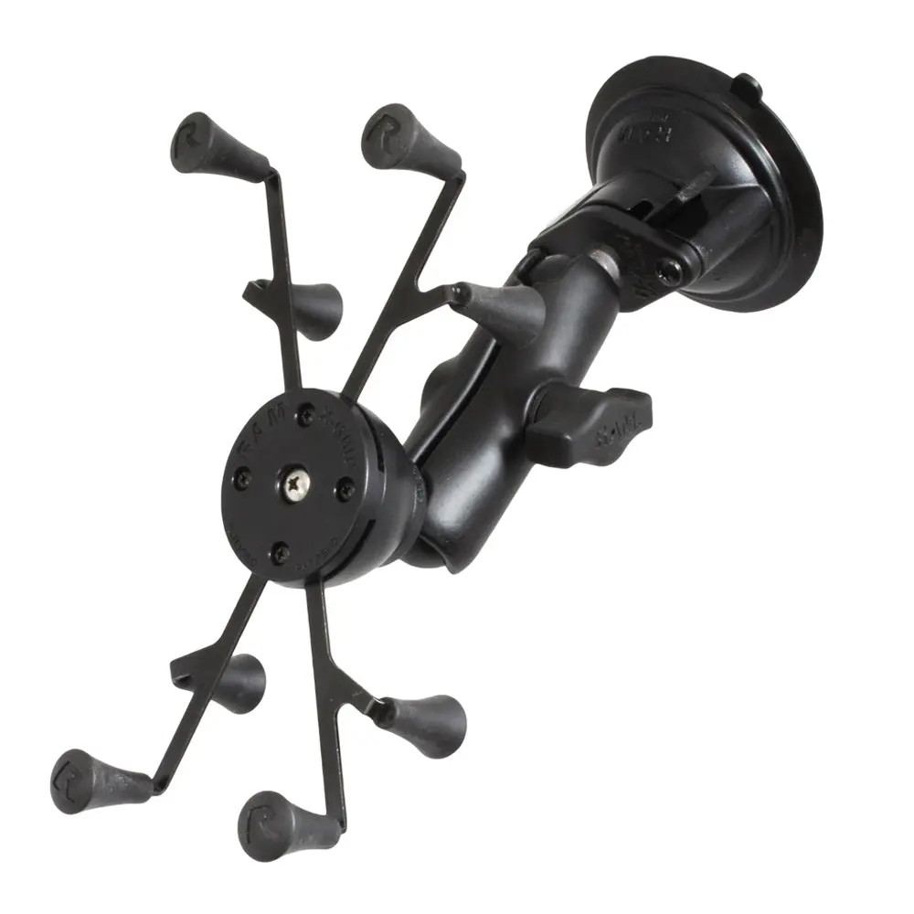 Ram Mount Twist Lock Suction Cup Base W/Universal X-Grip Ii [Ram-B-166-Un8u] 1