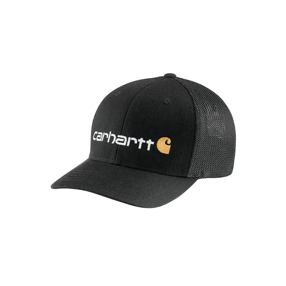 Carhartt - Rugged Flex Fitted Canvas Mesh-Back Logo Graphic Cap 1