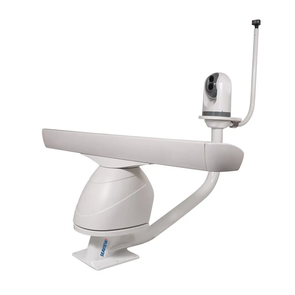 Seaview Dual Mount Aft Leaning F/Closed Or Open Array Radars & Satdomes Or Cameras [Pma-Dm3-M1] 1