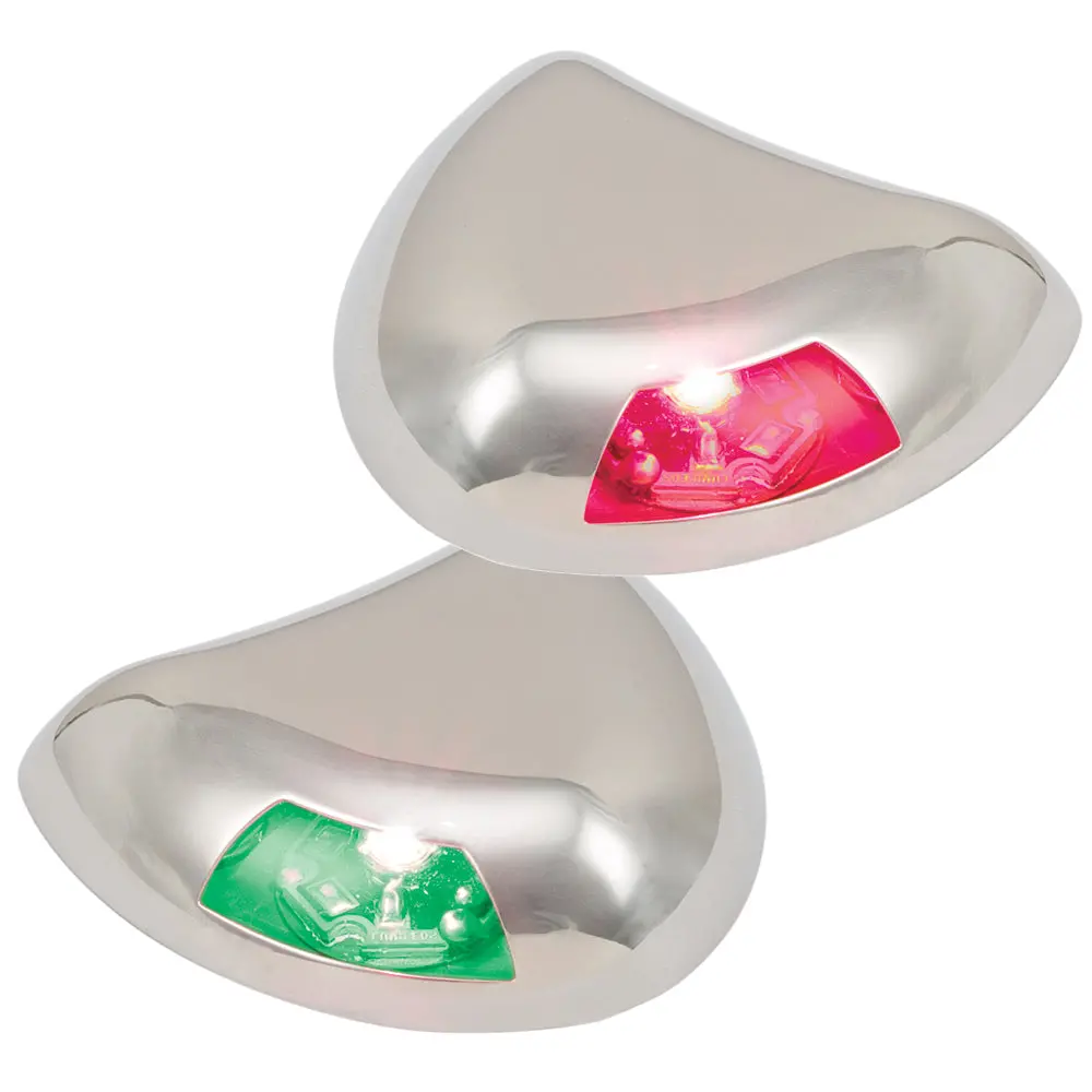 Perko Stealth Series Led Side Lights - Horizontal Mount - Red/Green [0616Dp2sts] 1