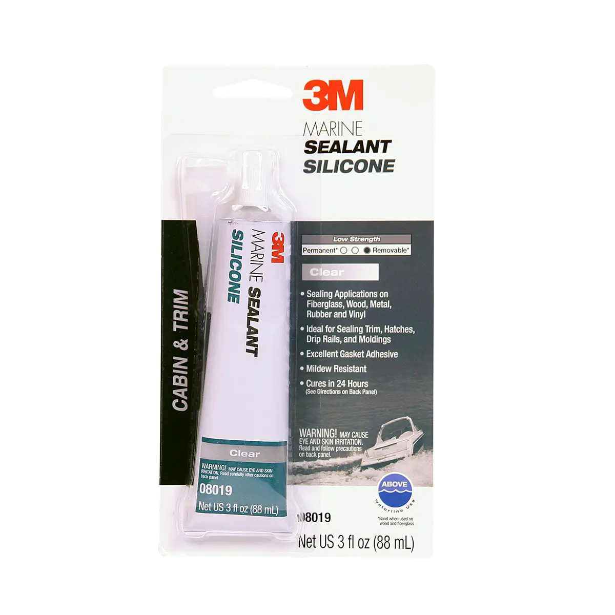 3M - Marine Grade Silicone Sealant 3 Oz 2