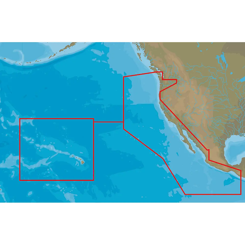 C-Map 4D Na-D024 - Usa West Coast & Hawaii - Full Content [M-Na-D024-Ms] 1