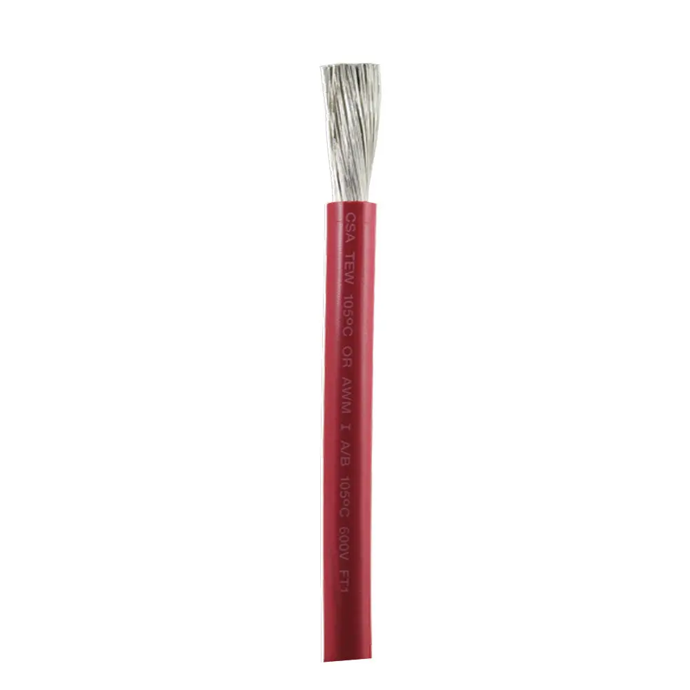 Ancor Red 1/0 Awg Battery Cable - Sold By The Foot [1165-Ft] 1
