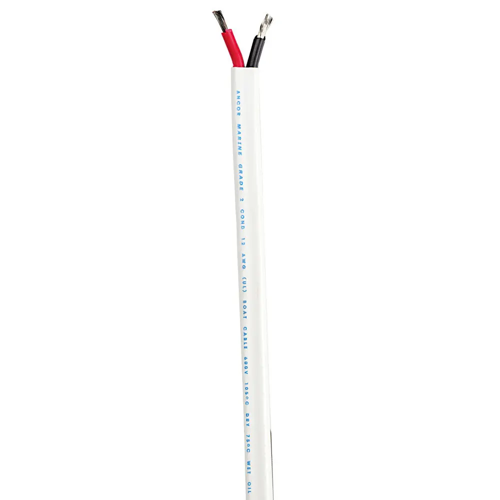 Ancor Standard Duplex Cable - Flat 8/2 - 2X8mm - Red/Black - 100' [120910] 1