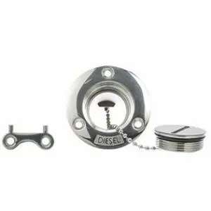 Sea Choice - Diesel Deck Fill W/Cap Cast Ss For 1-1/2" Hose 1