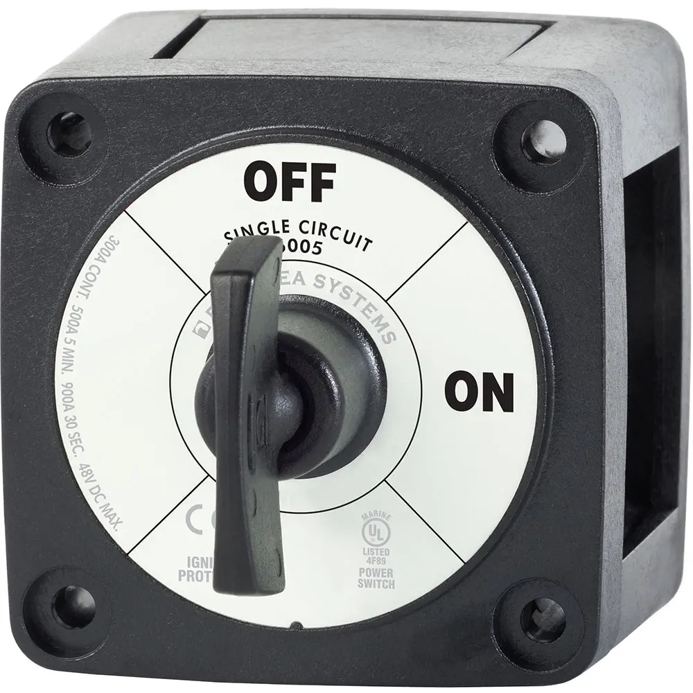 Blue Sea 6005200 Battery Switch Single Circuit On-Off - Black [6005200] 1