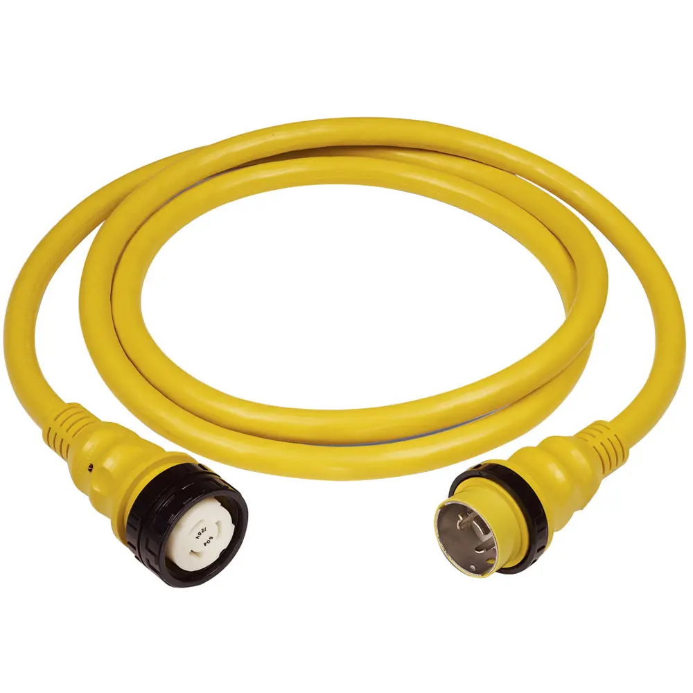 Marinco 50Amp 125/250V Shore Power Cable - 25' - Yellow [6152Spp-25] 1