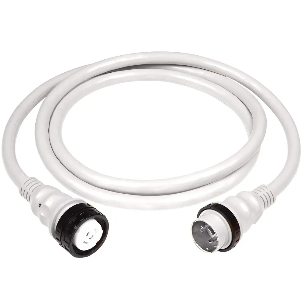 Marinco 50Amp 125/250V Shore Power Cable - 25' - White [6152Sppw-25] 1