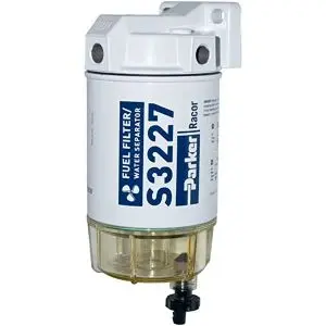 Racor - 10 Micron Gas Spin-On Fuel/Water Seperator W/ Clear Bowl For Outboards 1