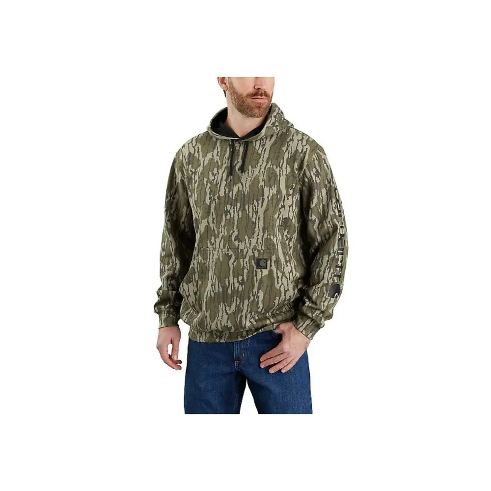 Carhartt - Men's Loose Fit Midweight Camo Sleeve Graphic Sweatshirt 2