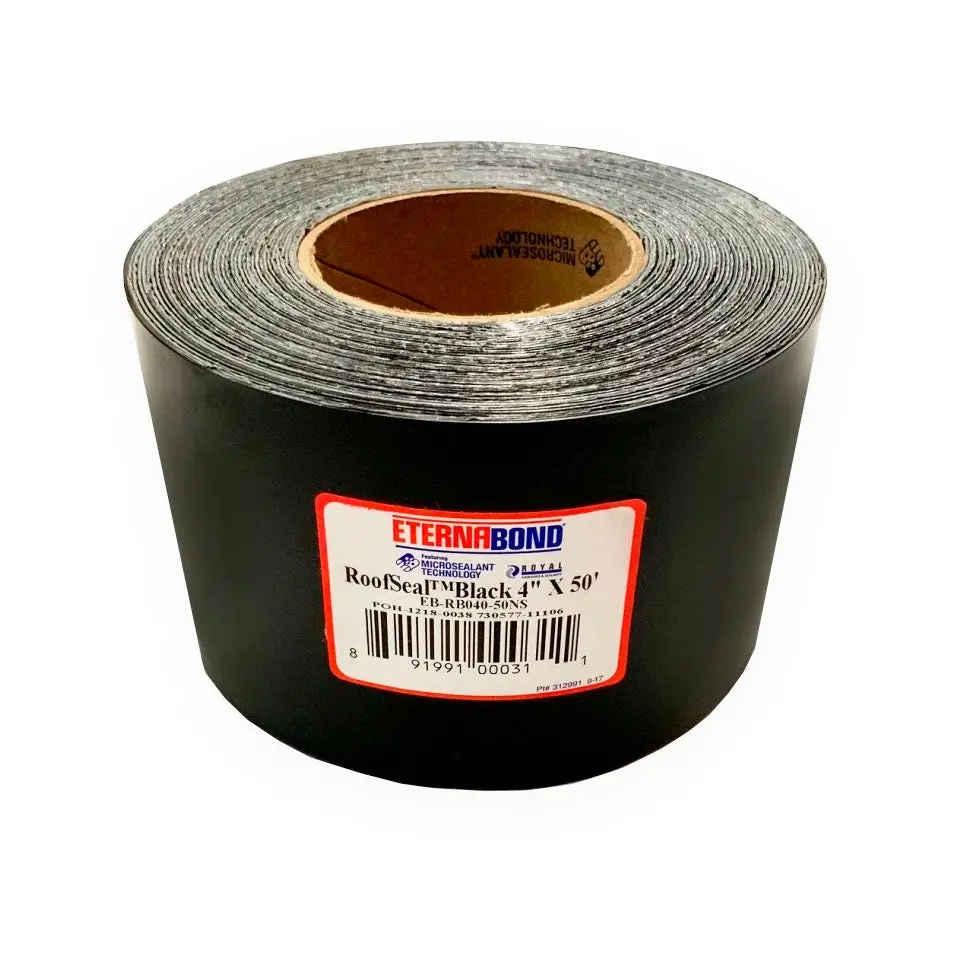 4" Black Eternabond Roof Leak Repair Tape Patch Seal 1