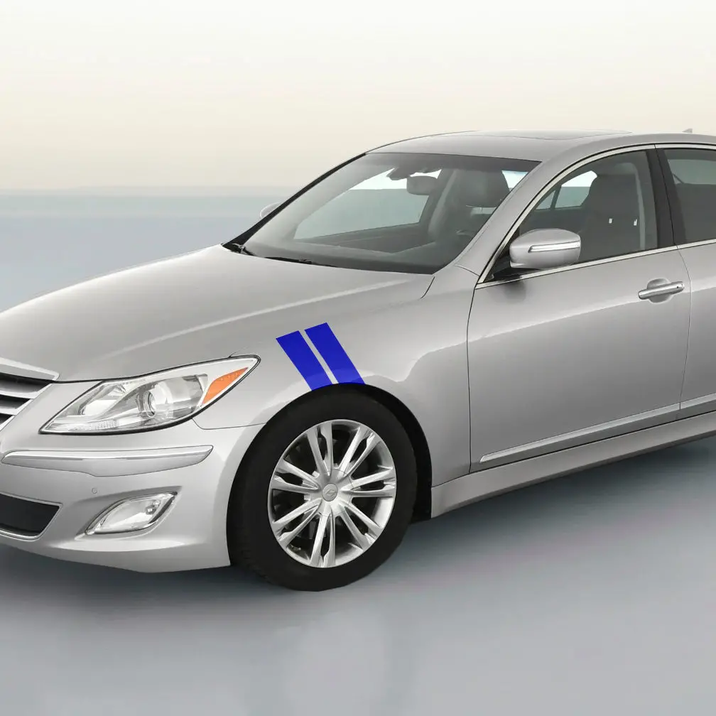 Hyundai Genesis / Genesis Coupe Dual Fender Stripe Kit 1