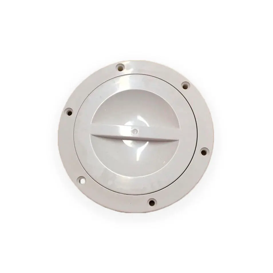 4" White Round Access Hatch Cover For Rv Marine Boat - Valterra 1