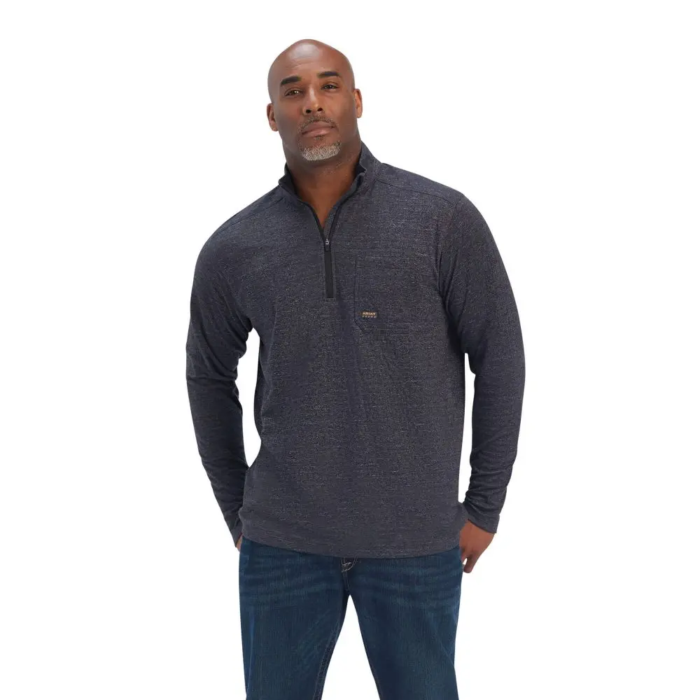 Ariat - Men's Rebar Foundation 1/4 Zip Shirt 1