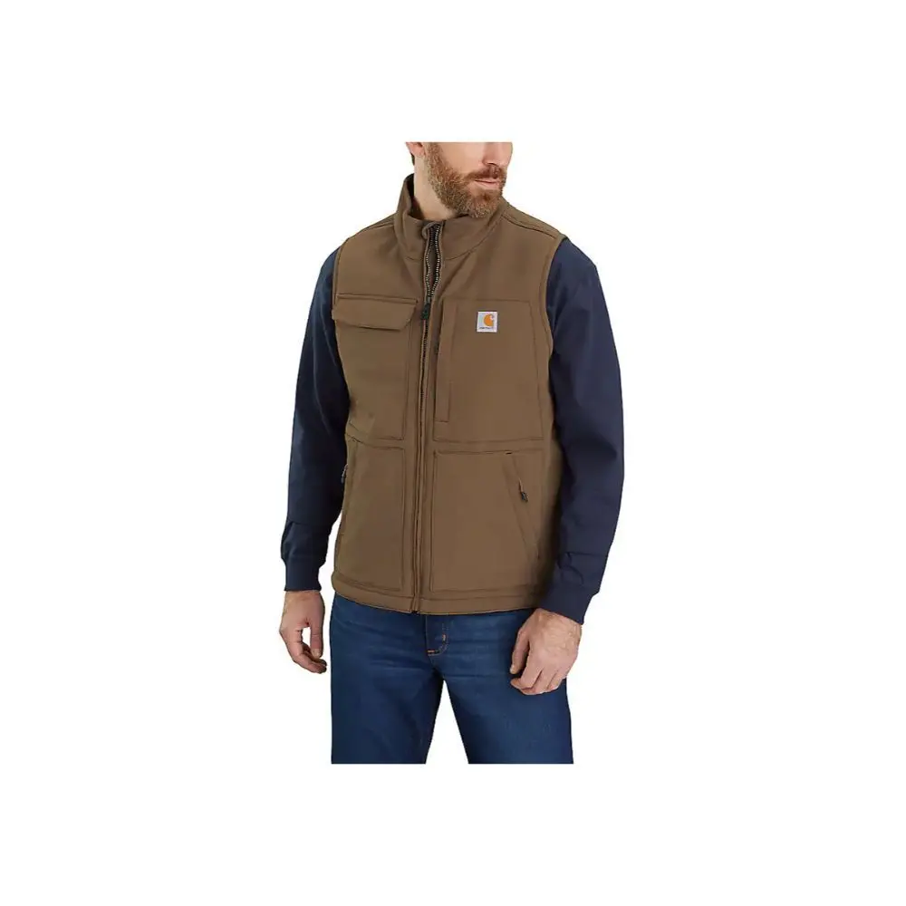 Carhartt Mens Super Dux Relaxed Fit Sherpa Lined Vest 1
