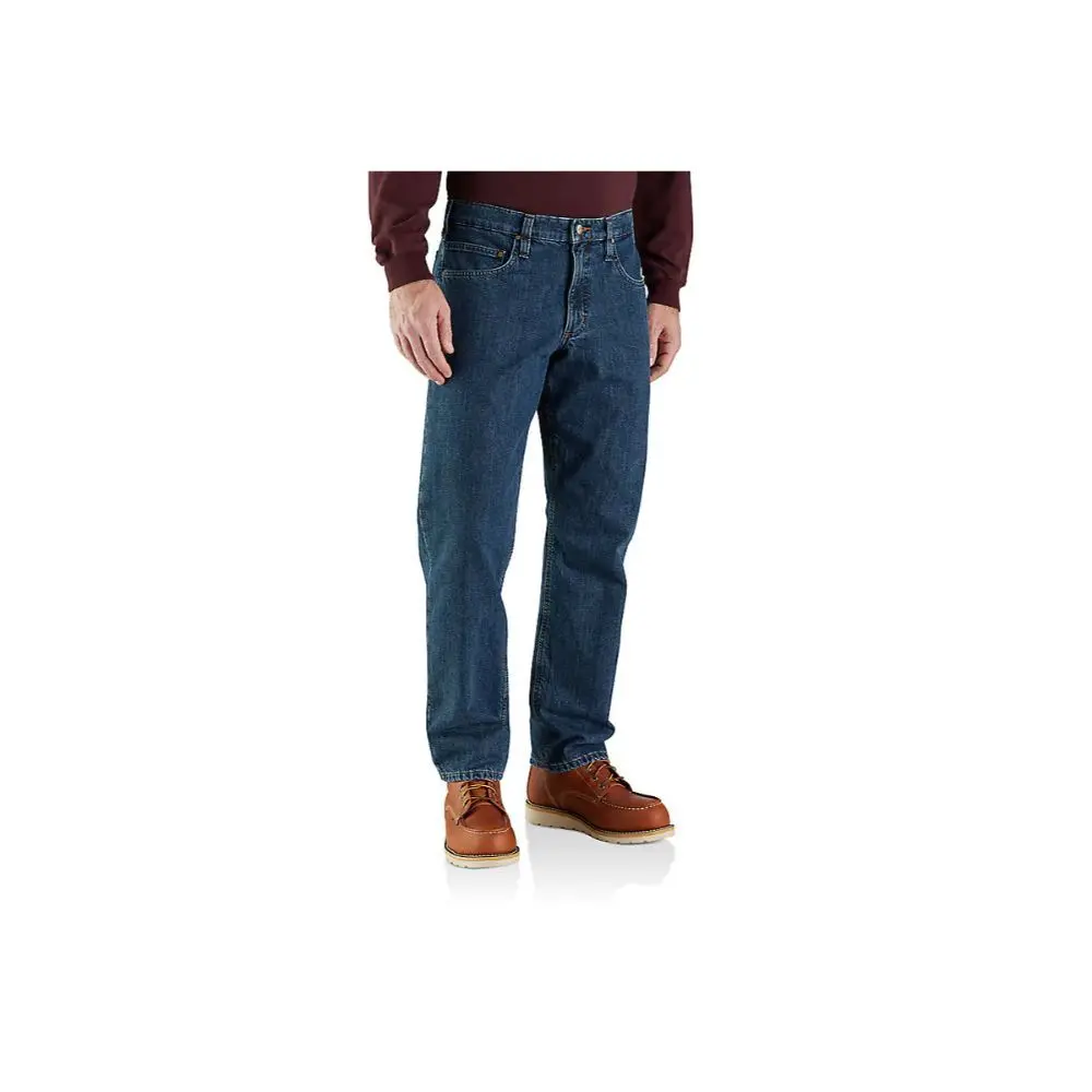 Carhartt - Men's Relaxed Fit Flannel Lined 5 Pocket Jean 1