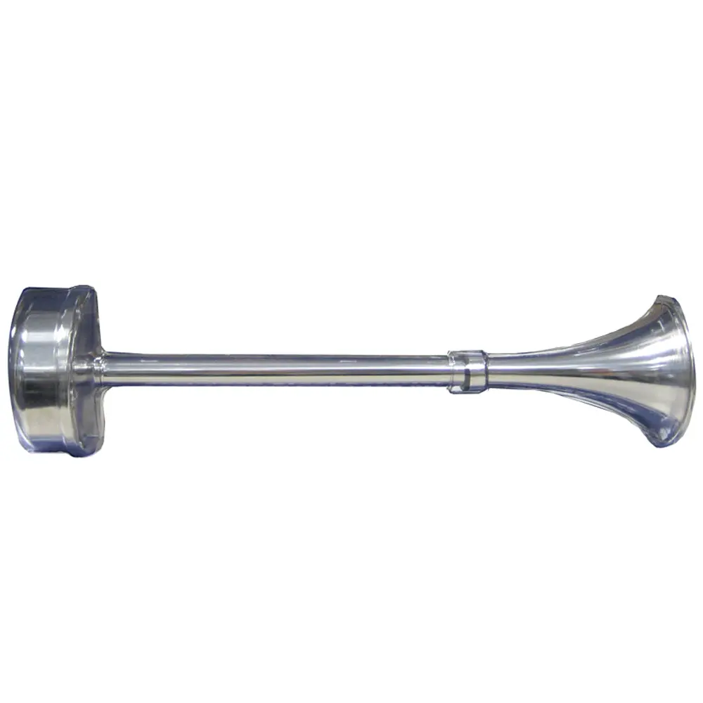Schmitt Marine Standard Single Trumpet Horn - 12V - Stainless Exterior [10025] 1
