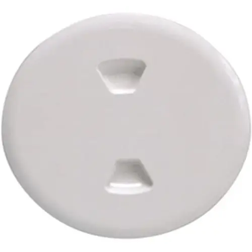 Beckson - 5" White Twist Out Deck Plate 5" 1