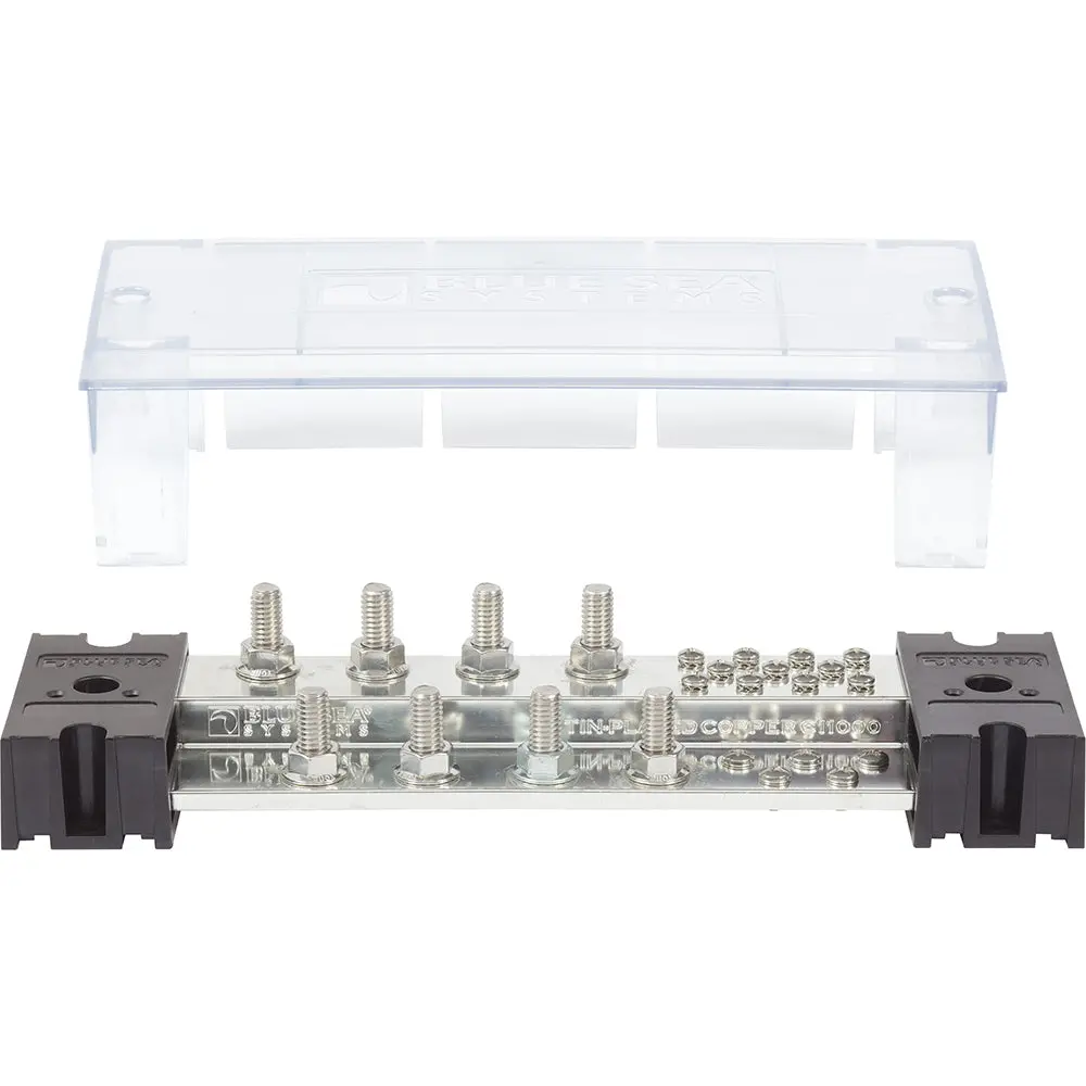 Blue Sea Powerbar 1000 - 8 3/8" Terminal Studs W/Cover [1990] 1