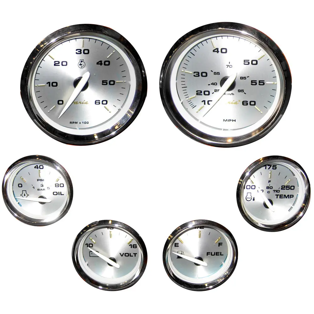 Faria Kronos Boxed Set Of 6 Gauges F/ Inboard Motors [Ktf024] 1