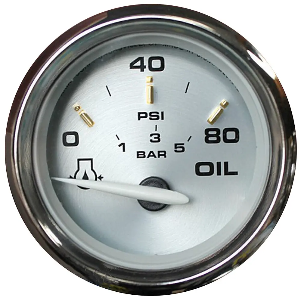 Faria Kronos 2" Oil Pressure Gauge - 80 Psi [19002] 1
