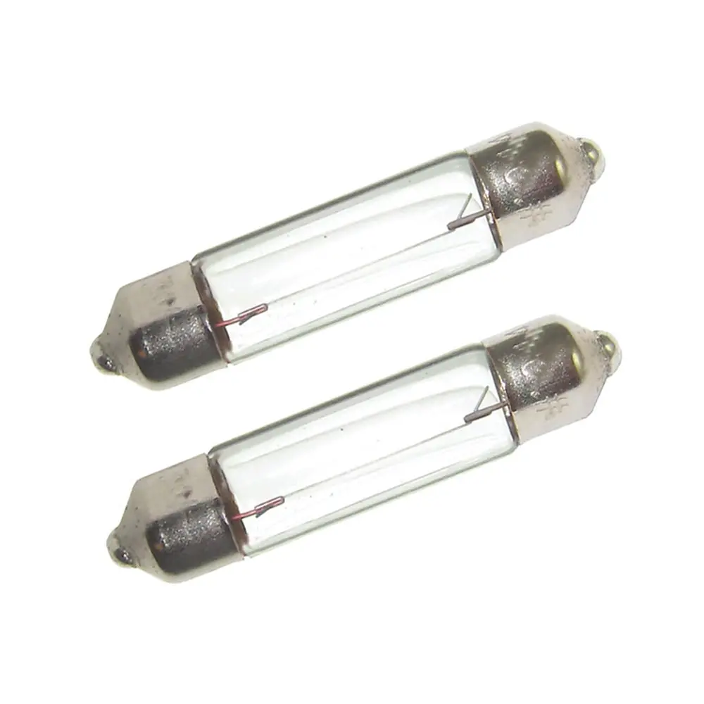 Perko Double Ended Festoon  Bulbs - 24V, 10W, .40A - Pair [0072Dp1clr] 1