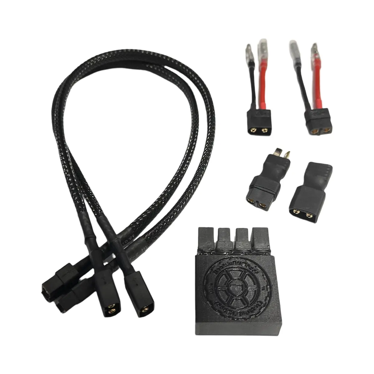 Datex2 Dx2 30A (60A Max)  Universal Dual Battery Dual Output Discharge Balancer Kit (Bullet, T-Plug, Xt60) 1