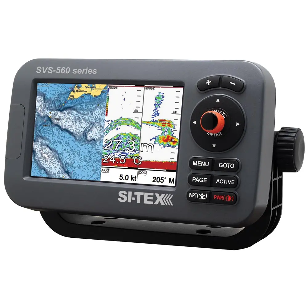 Si-Tex Svs-560Cf Chartplotter - 5" Color Screen W/Internal Gps & Navionics+ Flexible Coverage [Svs-560Cf] 1
